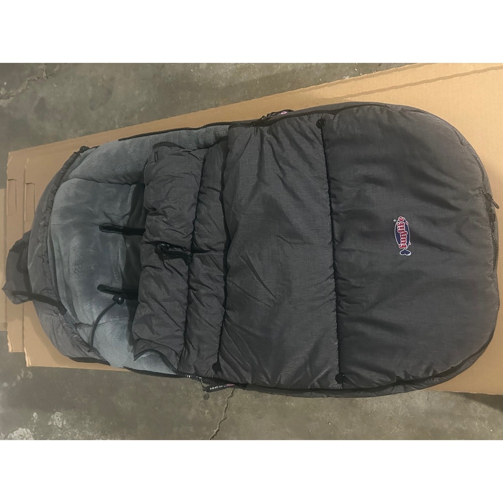 Funlife Baby Bunting Bag Stroller Footmuff Charcoal Gray Fleece Lined Universal